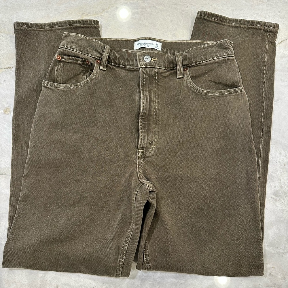 Abercrombie & Fitch Olive-Brown Chinos